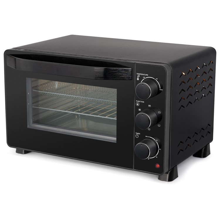 electriQ 23L Mini Oven with Air Fryer - Black