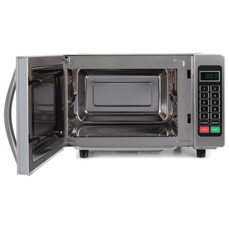 electriQ Freestanding 25L 1000W Flatbed Commercial Style Microwave