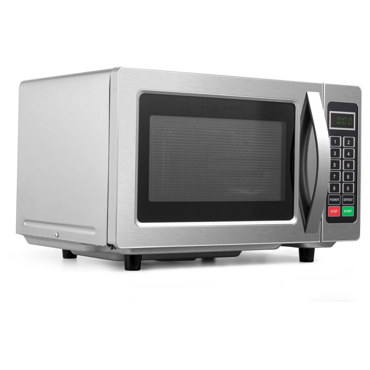 electriQ Freestanding 25L 1000W Flatbed Commercial Style Microwave