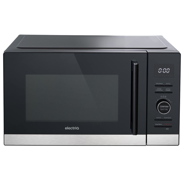 electriQ 26L Combination Microwave Oven & Air Fryer - Black