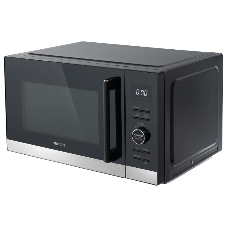 electriQ 26L Combination Microwave Oven & Air Fryer - Black