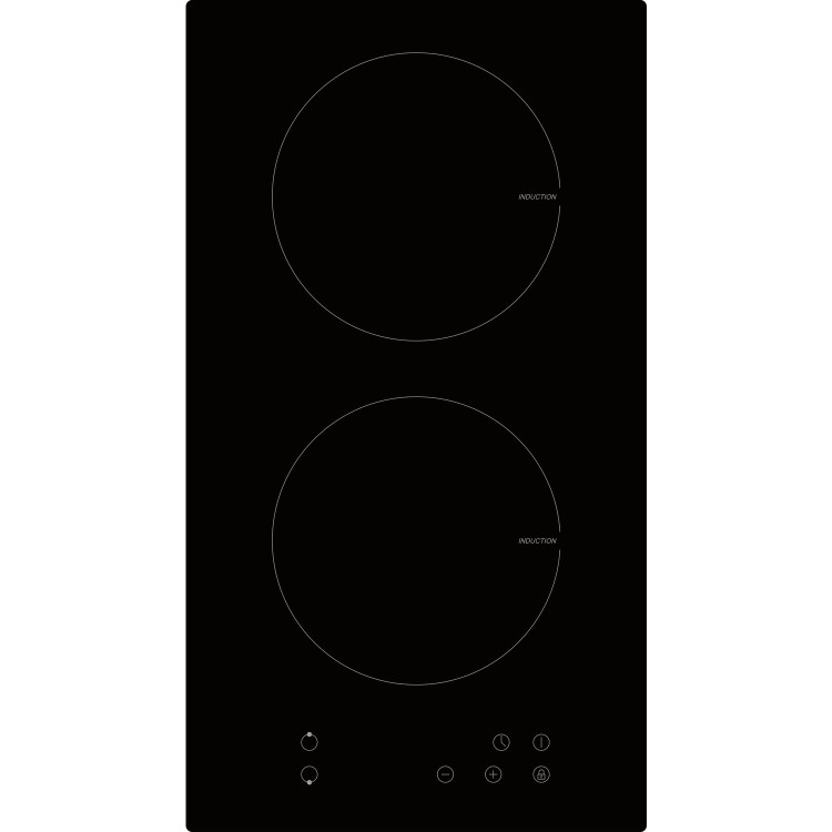 Refurbished electriQ eiQ30INDP 2 Zone Induction Hob Black