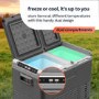 electriQ 32 Litre Portable Compressor Camping Fridge Freezer