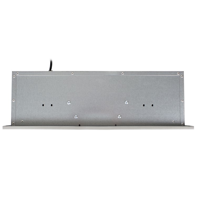 Refurbished electriQ eiQ52CANOPY 52cm Canopy Cooker Hood Kitchen Extractor Fan in Silver