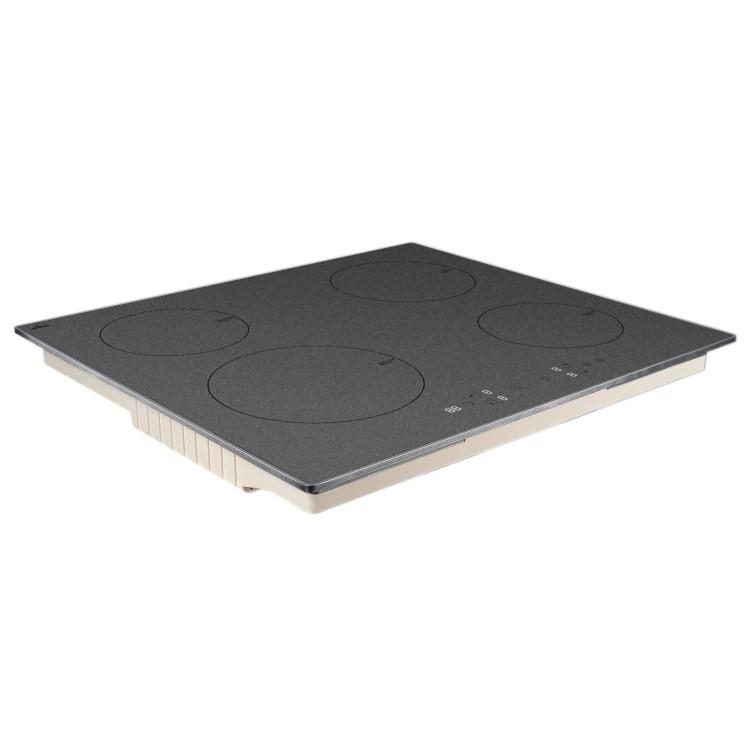 electriQ 60cm 4 Zone Plug In Induction Hob - Grey