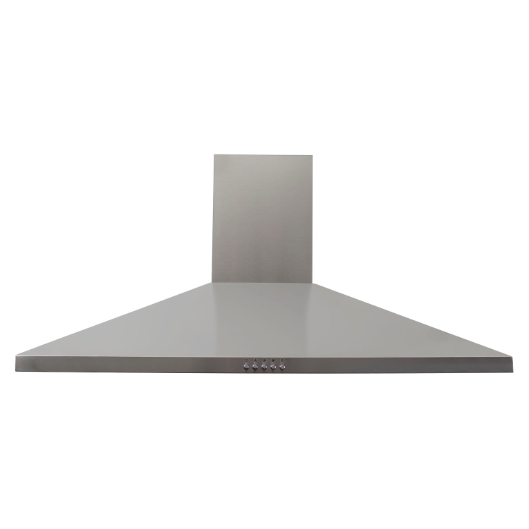 electriQ 90cm Traditional Chimney Cooker Hood - Stainless Steel