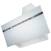 electriQ 90cm Super Silent Angled Cooker Hood - White