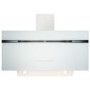 electriQ 90cm Super Silent Angled Cooker Hood - White