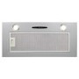 electriQ 70cm Canopy Cooker Hood in Silver  -  5 Year warranty