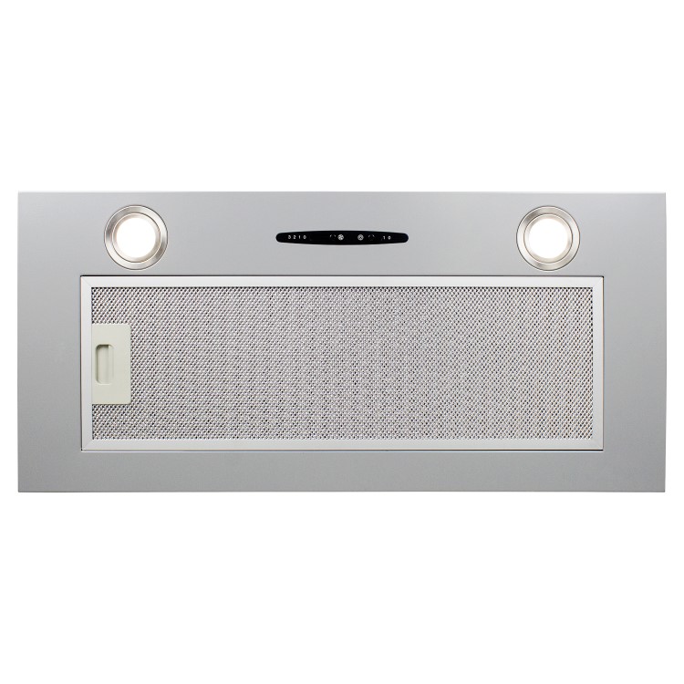 electriQ 70cm Canopy Cooker Hood in Silver  -  5 Year warranty