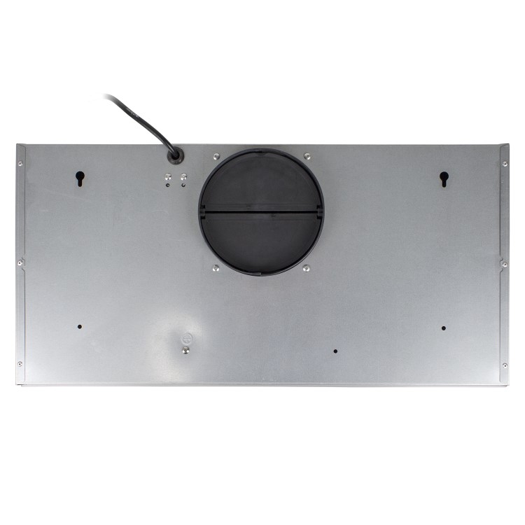 electriQ 70cm Canopy Cooker Hood in Silver  -  5 Year warranty