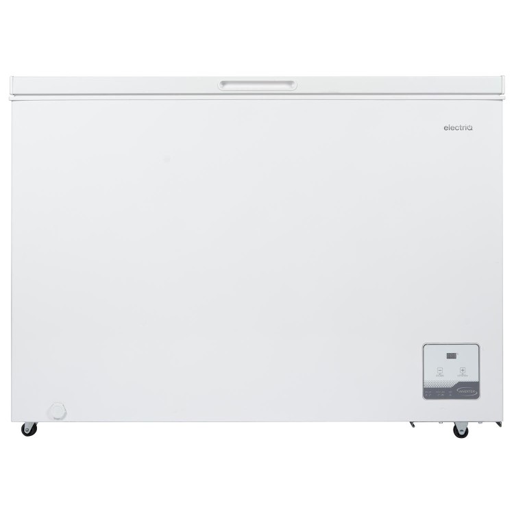 electriQ 299 Litre Chest Freezer - White