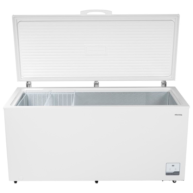 Refurbished electriQ eiQCHEST500 500 Litre Chest Freezer White