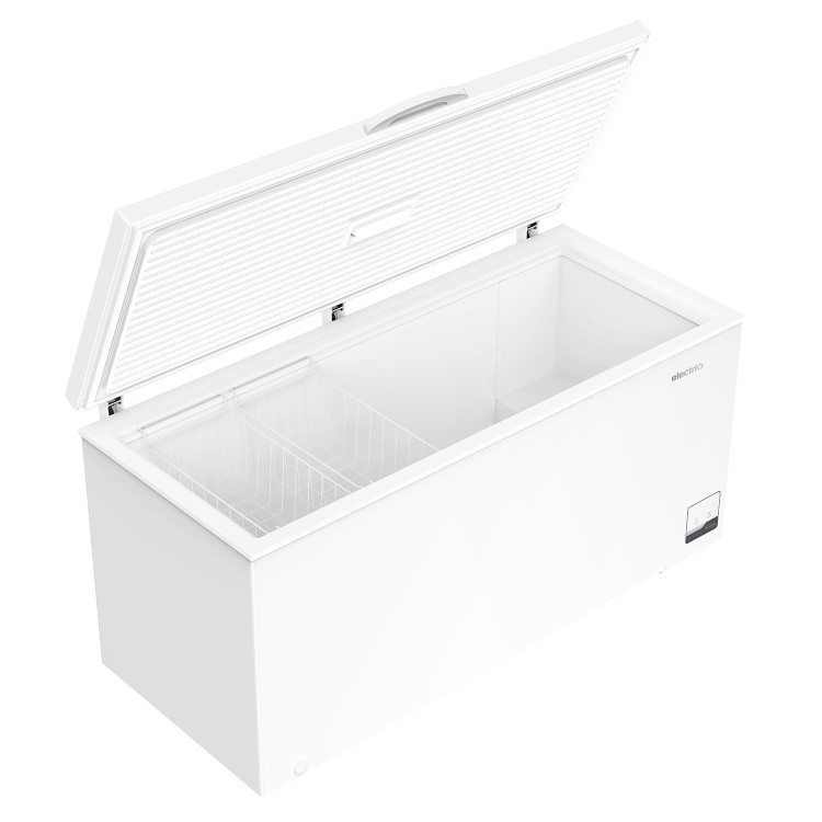 electriQ 700 Litre Chest Freezer - White