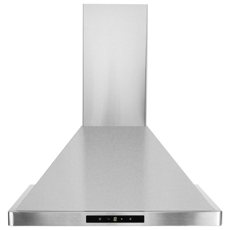 Refurbished electriQ eiQCHIM60SCTOUCH 60cm Traditional Chimney Cooker Hood with High Extraction Rate Stainless Steel 