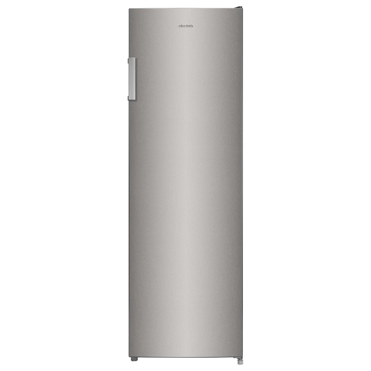 electriQ 206 Litre Frost Free Freestanding Freezer - Stainless Steel