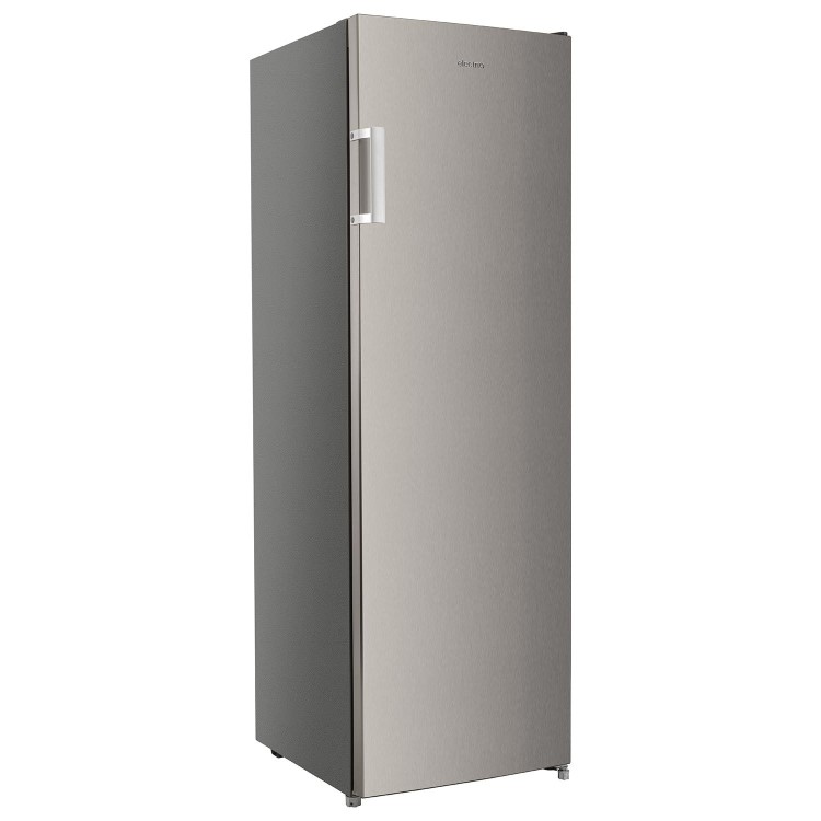 electriQ 206 Litre Frost Free Freestanding Freezer - Stainless Steel