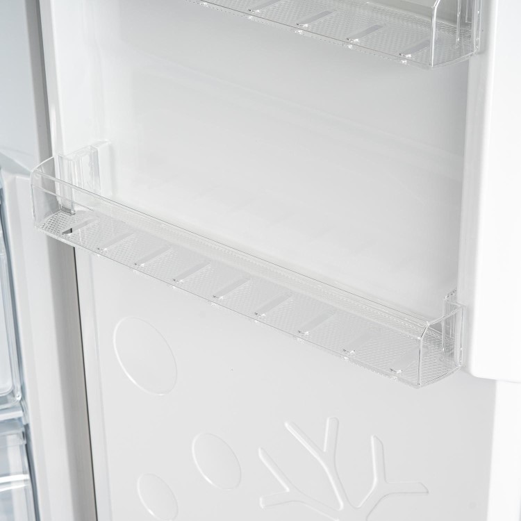 electriQ 206 Litre Frost Free Freestanding Freezer - Stainless Steel