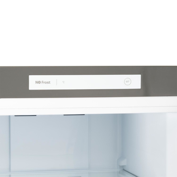 electriQ 206 Litre Frost Free Freestanding Freezer - Stainless Steel