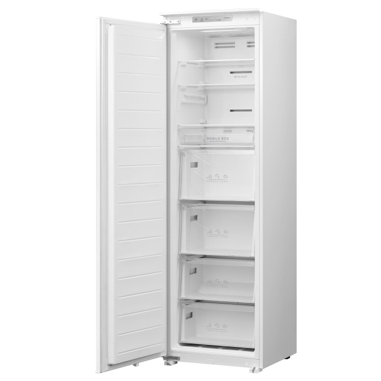 Refurbished electriQ eiQINT54177FZ Integrated 212 Litre In Column Frost Free Freezer 