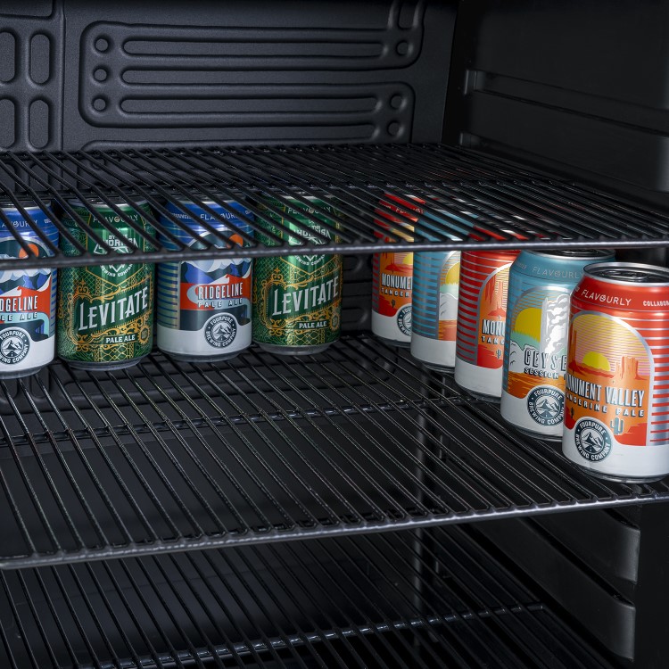 electriQ 98 Litre Drinks Fridge - Stainless Steel