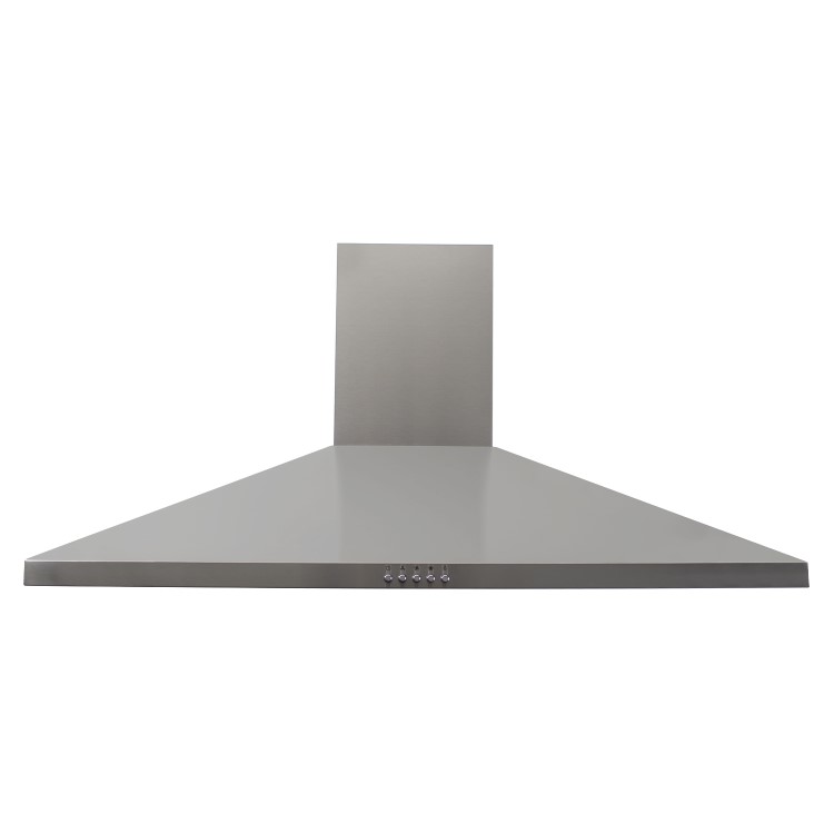 electriQ 90cm Traditional Stainless Steel Chimney Cooker Hood - 5 Year warranty