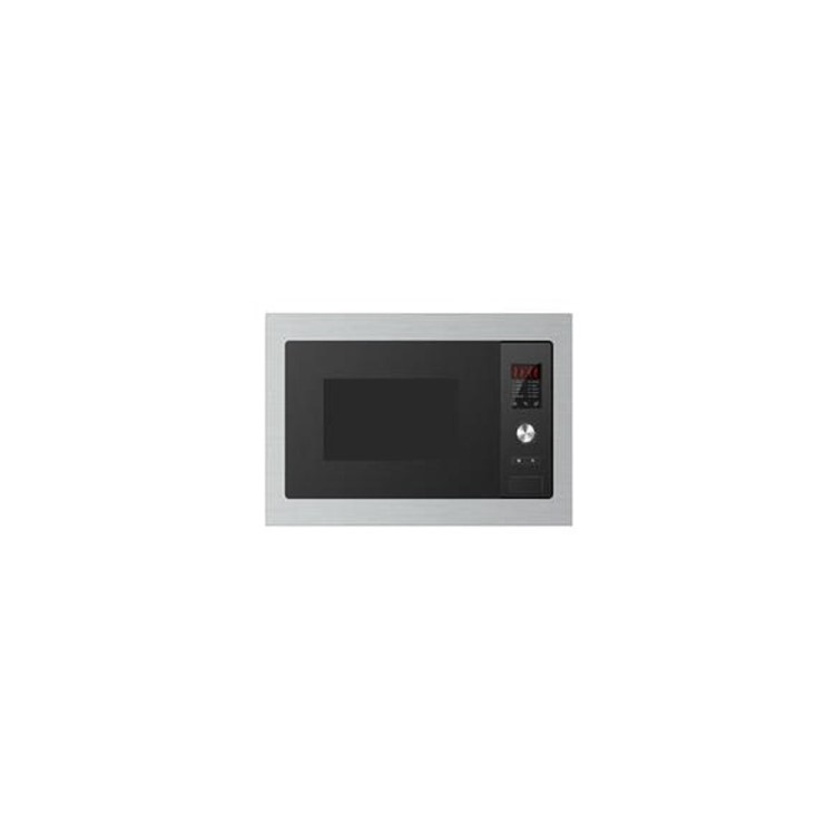 GRADE A1 - electriQ Stainless Steel 25L Built-in 900W Microwave Oven 