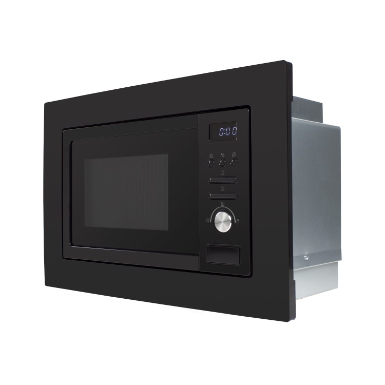 Refurbished electriQ eiQMOGBI20BLACK Built In 20L with Grill 800W Microwave in Black