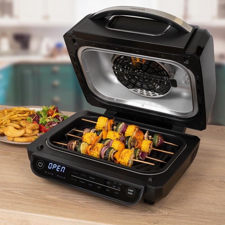 electriQ 8 in 1 Multifunctional Air Fryer and Health Grill