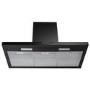 electriQ 90cm Slimline Chimney Range Hood - Black