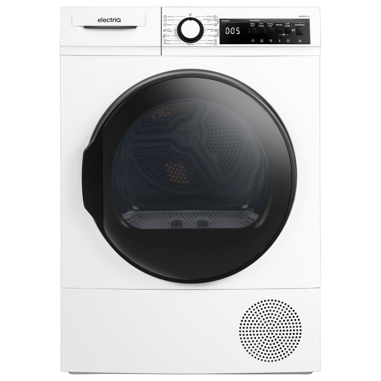 electriQ 12kg Heat Pump Tumble Dryer - White