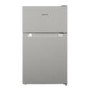 electriQ Under Counter Freestanding Fridge Freezer - Silver