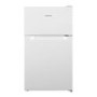 electriQ Under Counter Freestanding Fridge Freezer - White