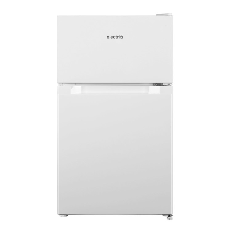 electriQ Under Counter Freestanding Fridge Freezer - White