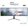 electriQ eiq-495KCSUW240VA 49" 5K DQHD VA 240Hz Super UltraWide Curved Monitor