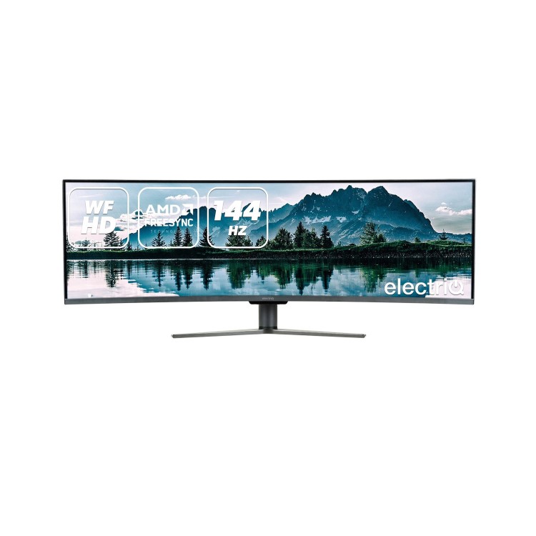 electriQ 49SUWD144FSHQ-V3 49" QLED Full HD 144Hz Super UltraWide Curved Monitor