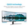 electriQ 49SUWD144FSHQ-V3 49" QLED Full HD 144Hz Super UltraWide Curved Monitor