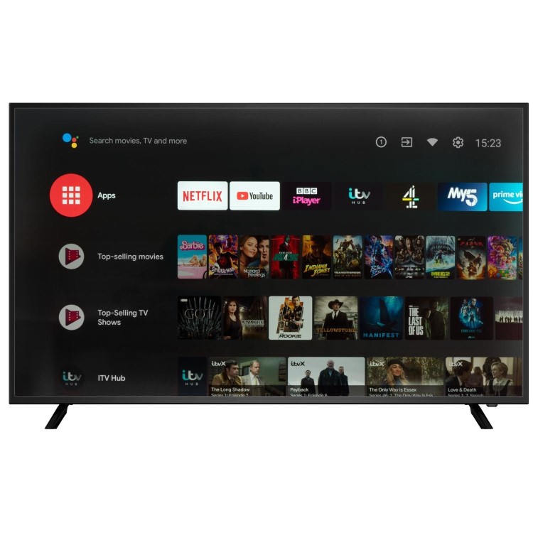 electriQ 50 inch Android Smart 4K Ultra HD TV with Dolby Vision and Atmos