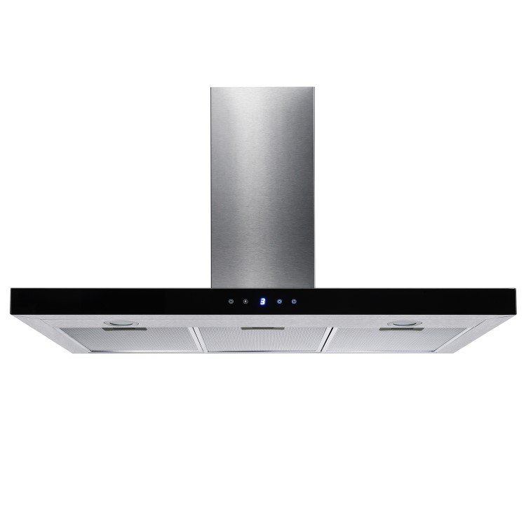 Refurbished electriQ eiq90touchslim 90cm Slimline Cooker Hood Stainless Steel