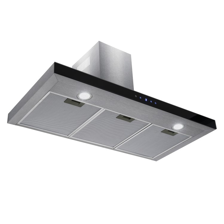 Refurbished electriQ eiq90touchslim 90cm Slimline Cooker Hood Stainless Steel