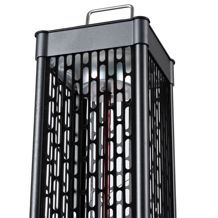 electriQ Portable Table Top Electric Patio Heater 1500W - 80cm