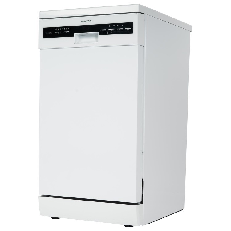 electriQ Series 2 Freestanding Slimline Dishwasher - D-Rated, White