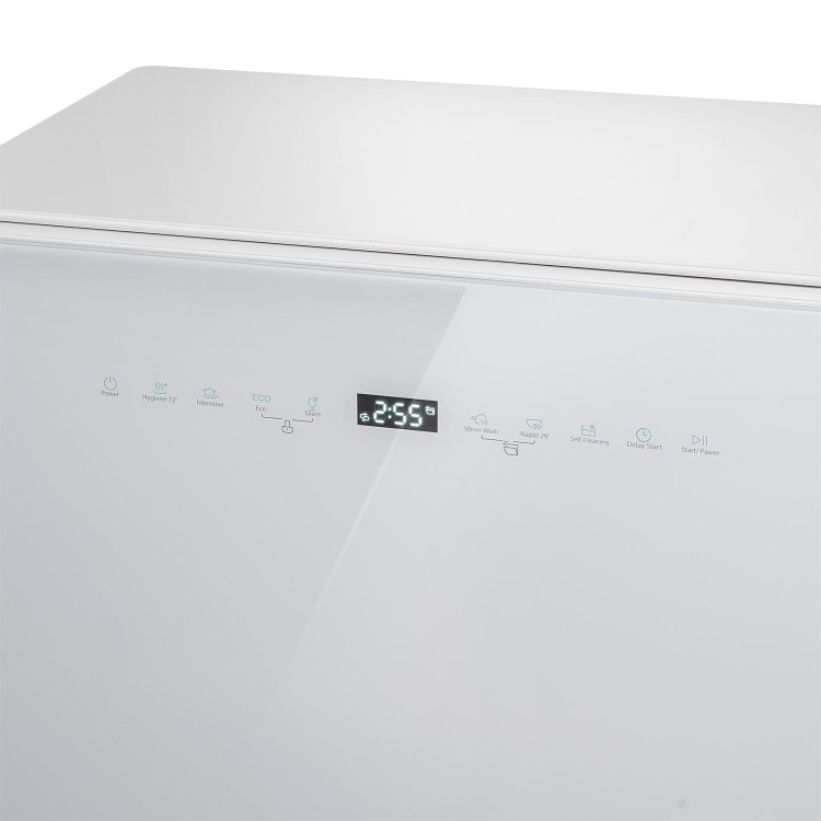 Refurbished electriQ eqdwttp 5 Place Table Top Dishwasher White