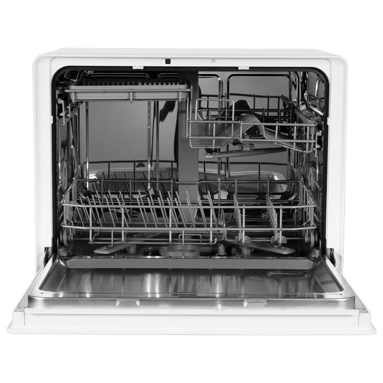 Refurbished electriQ eqdwttp 5 Place Table Top Dishwasher White