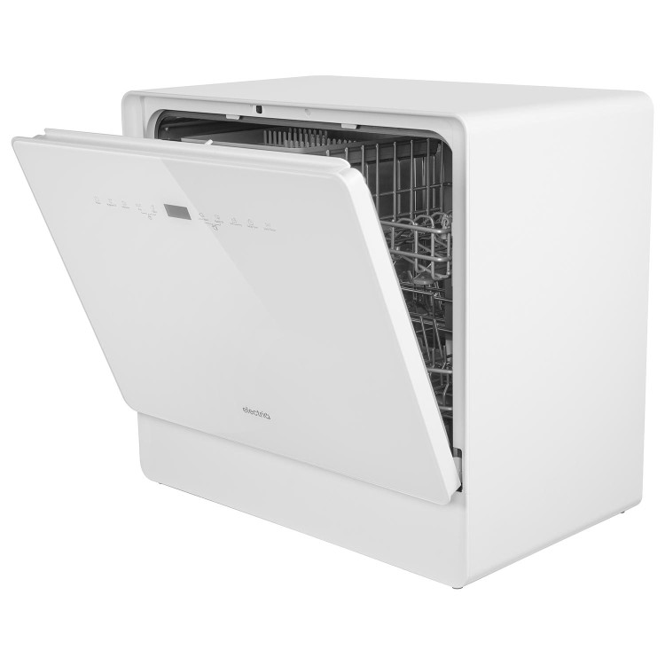 Refurbished electriQ eqdwttp 5 Place Table Top Dishwasher White