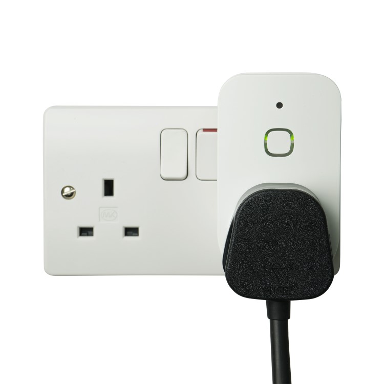 electriQ Smart Wi-Fi plug with power meter - Alexa/Google Home compatible - Triple Pack