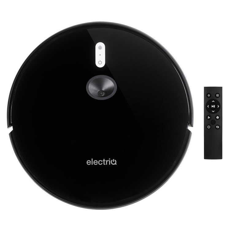 electriQ BORT Robot Vacuum Cleaner and Mop - 3500Pa Suction - Black