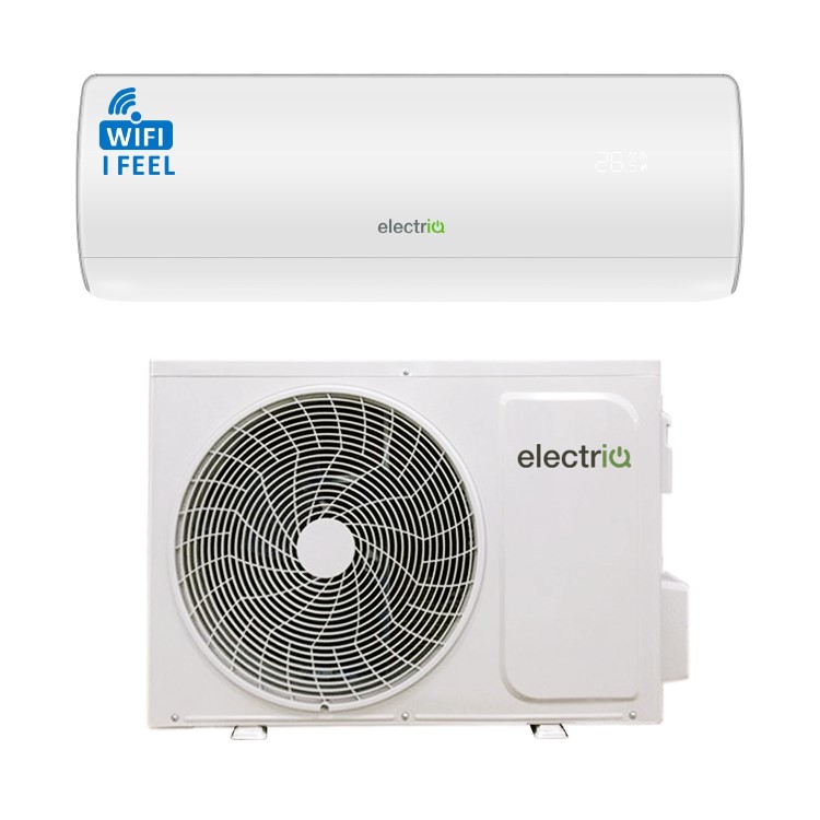 electriQ iQool Plus 12000 BTU Smart A+++ Wall Split Air Conditioner with Heat Pump - 5m Pipe Kit Included