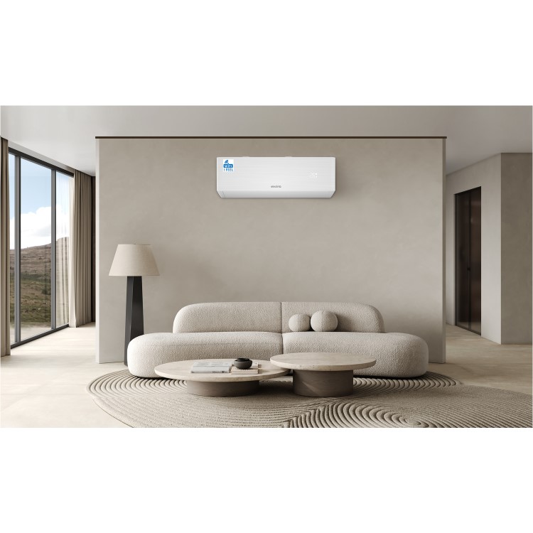 electriQ iQool Plus 12000 BTU Smart A+++ Wall Split Air Conditioner with Heat Pump - 5m Pipe Kit Included