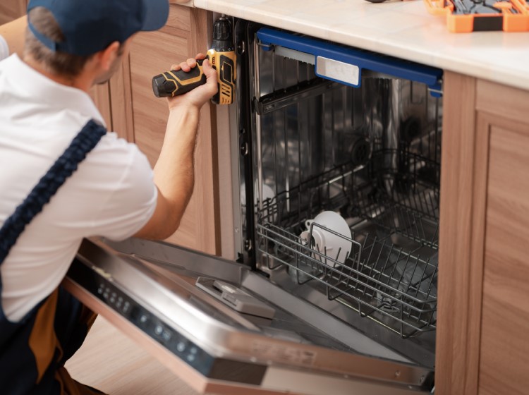 how to fit an integrated dishwasher